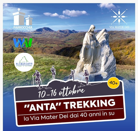 “Anta” trekking – La Via Mater Dei dai 40 anni in su
